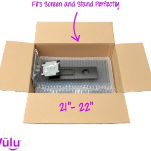 21″-22″ TFT Monitor Widescreen Flatscreen TV LED Box Packaging Box & Inflatable Protection Air Sac Pack – Shipping Courier Postal Box