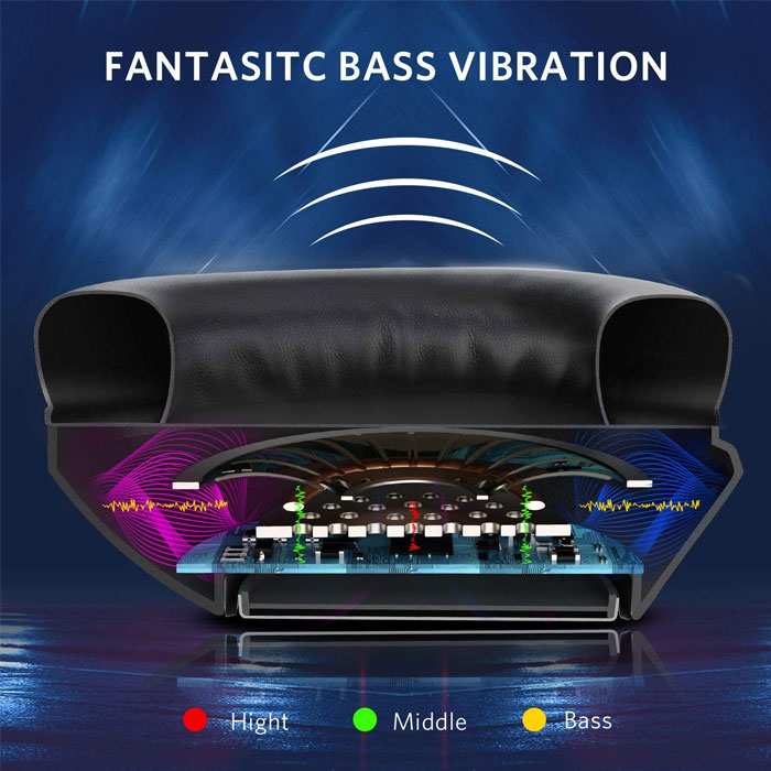 Abkoncore CH55 RGB LED Gaming Headset w/ Noise-cancelling Microphone