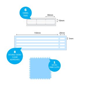EPHY 4 in 1 Privacy Screen Protector Filter – Privacy / Anti-Blue Light / Anti-glare / Anti-bacterial  for Computer Monitors & Laptop Screens