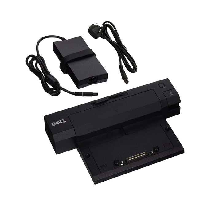Dell E-Port Plus II USB 3.0 Advanced Port Replicator (452-11421) with PA-3E 130W Dell Power Supply