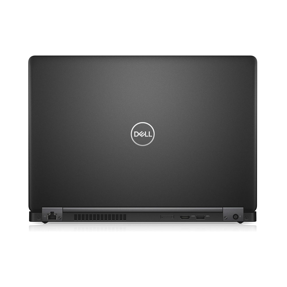 Dell Latitude 5490 flipped open showing back panel design and hinges