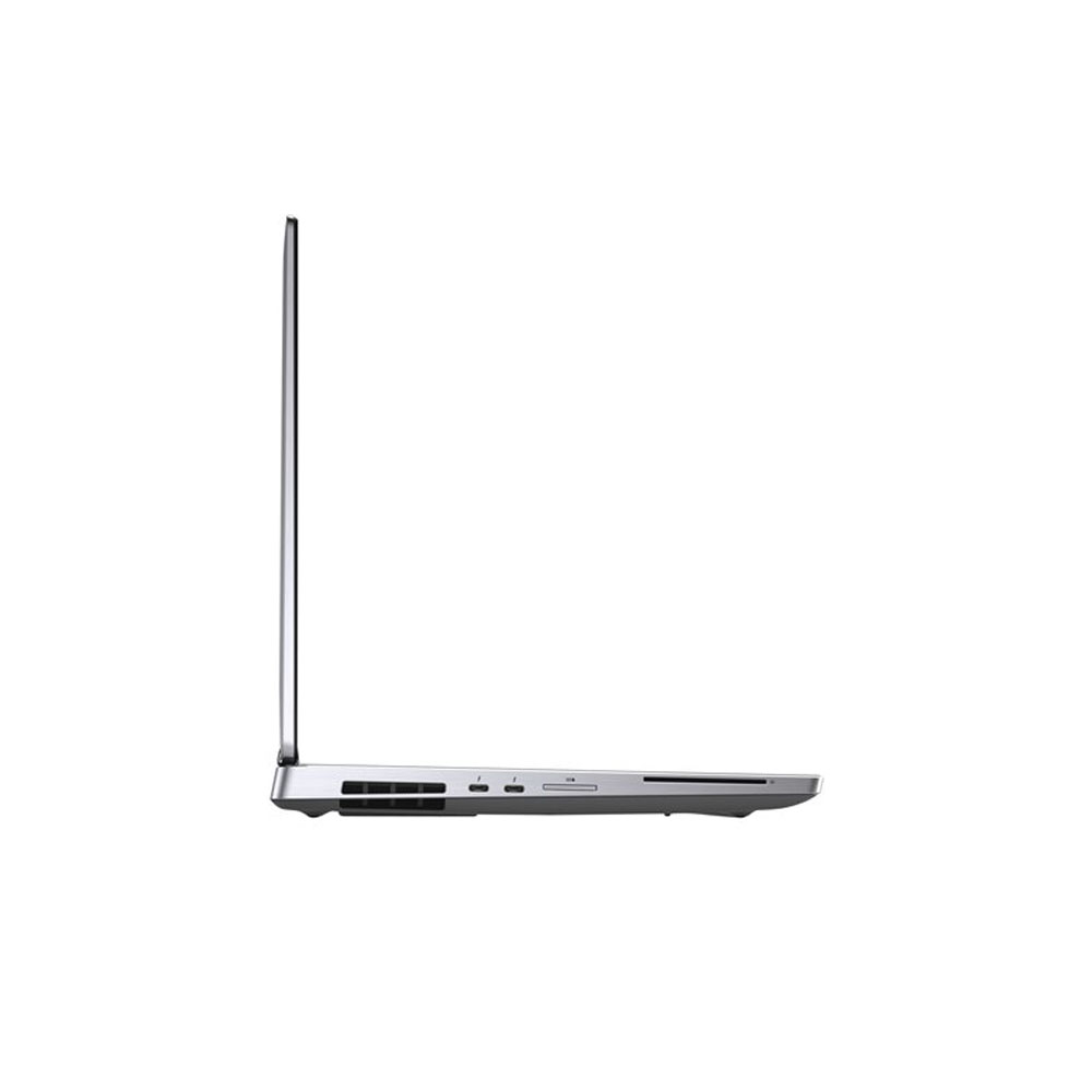 Top-down aerial view of Dell Precision 7540 showcasing its spacious backlit keyboard and part of the 15.6-inch screen.