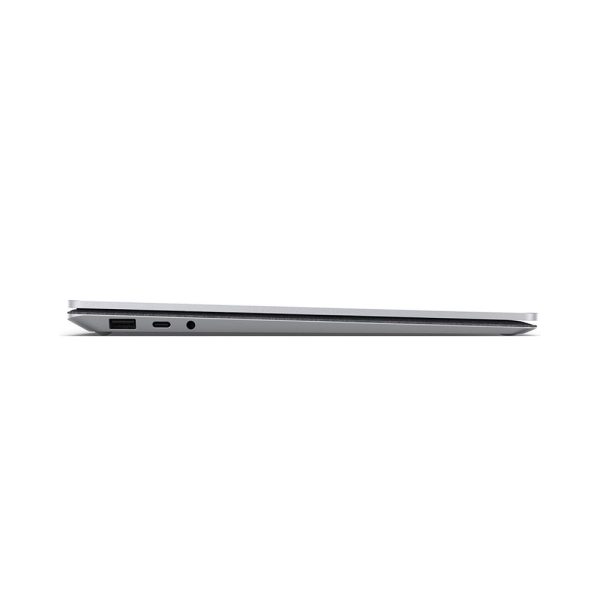 Tilted left view of Surface Laptop 3 showing partial keyboard