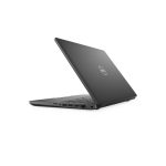 Dell Latitude 5400 slightly closed angled view showing back panel and partial keyboard and trackpad