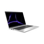 HP Probook 440 G8 slightly tilted right showing screen, keyboard and left side ports