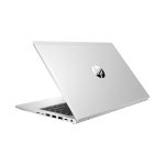 HP Probook 440 G8 tilted left showing back panel and right side ports